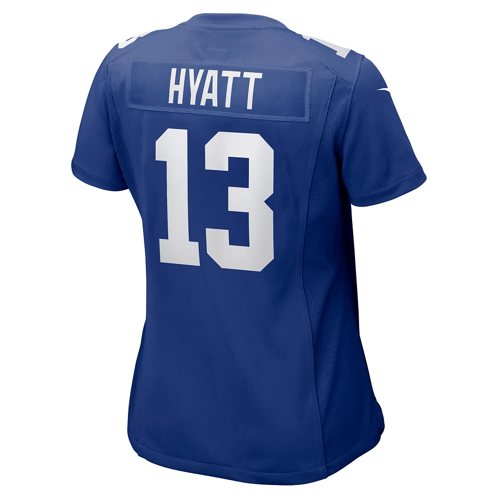 Maillot de match l'équipe Nike Royal New York Giants pour femme