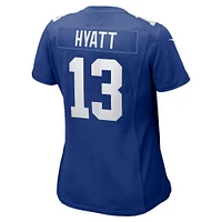 Maillot de match l'équipe Nike Royal New York Giants pour femme