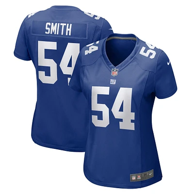 Maillot de joueur à domicile des New York Giants Nike Jaylon Smith Royal pour femme