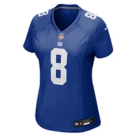 Women's Nike Jevon Holland  Royal New York Giants Team Game Jersey