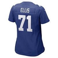 Maillot de joueur match Nike Justin Ellis Royal New York Giants pour femme