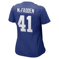 Women's Nike Micah McFadden Royal New York Giants Game Player Jersey