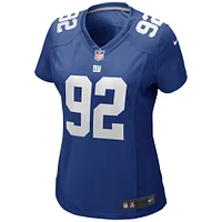 Women's Nike Michael Strahan Royal New York Giants Game Retired Player Jersey