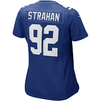 Women's Nike Michael Strahan Royal New York Giants Game Retired Player Jersey