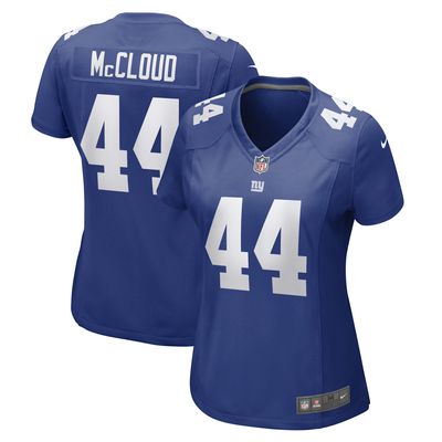 Women's Nike Nick McCloud Royal New York Giants Game Player Jersey