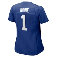 Women's Nike Number 1 Bride Royal New York Giants Game Jersey