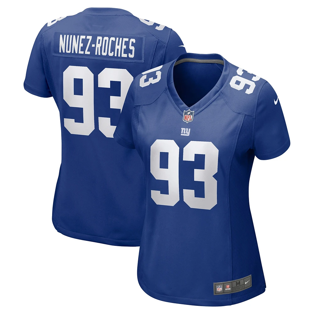 Maillot de joueur Nike Rakeem Nunez-Roches Royal New York Giants pour femme