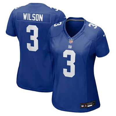 Women's Nike Russell Wilson Royal New York Giants Game Jersey