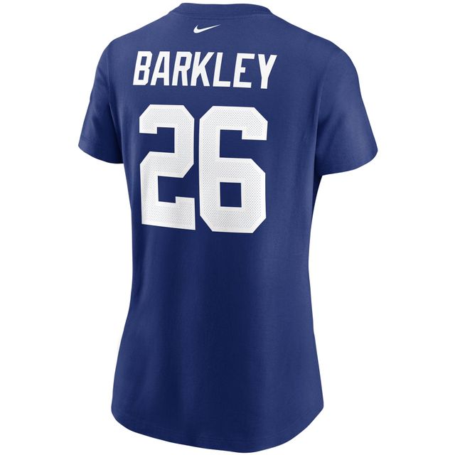 Nike / NFL Team Apparel Youth New York Giants Saquon Barkley #85 Royal  Player T-Shirt