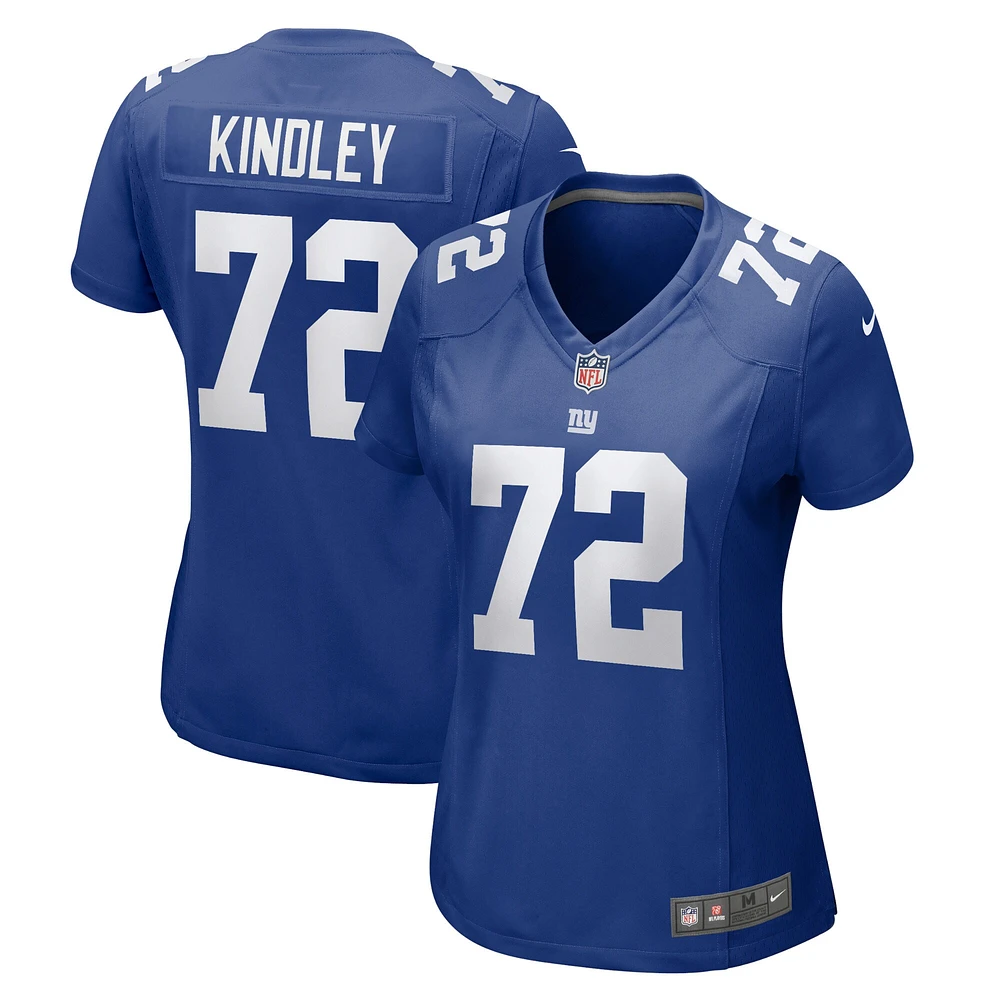 Maillot de joueur à domicile des New York Giants Nike Solomon Kindley Royal pour femme