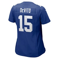 Women's Nike Tommy DeVito Royal New York Giants Player Game Jersey