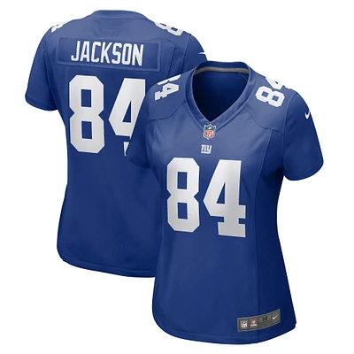 Maillot de match Nike Tyree Jackson Royal New York Giants pour femme