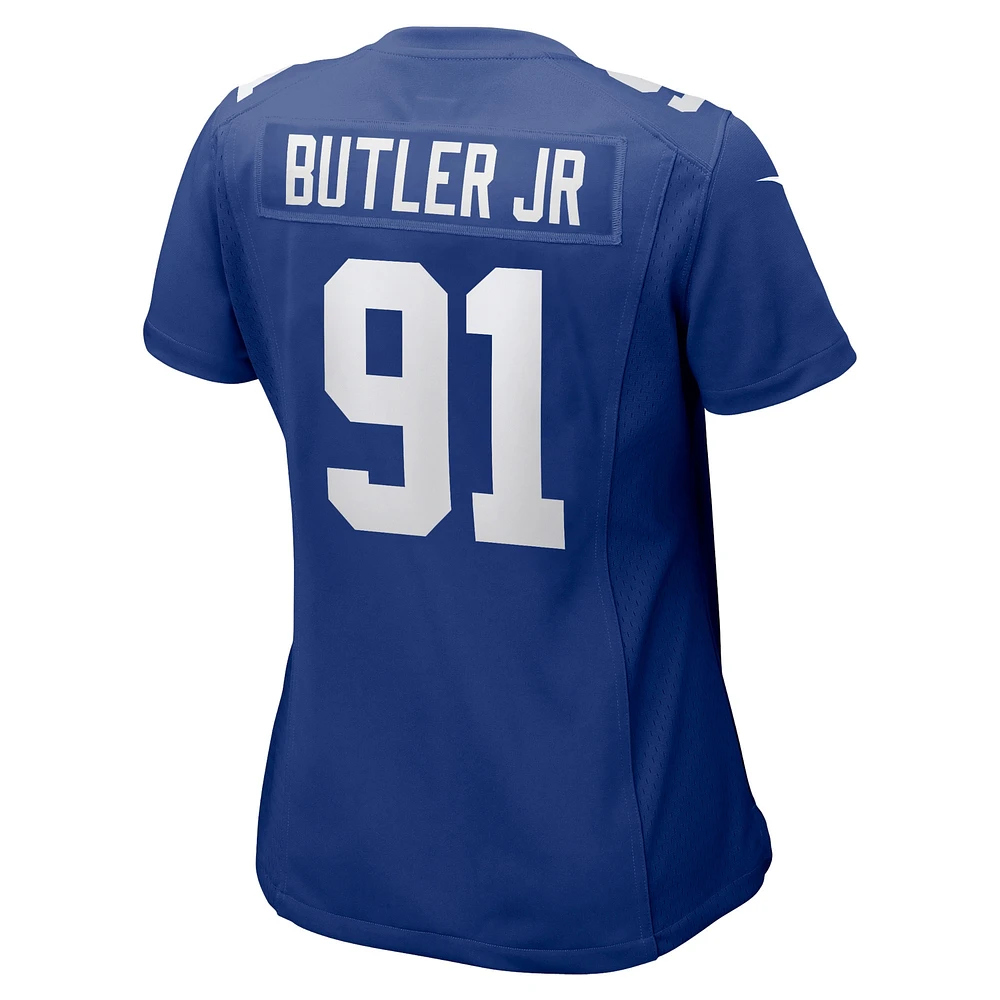 Maillot de joueur à domicile Nike Vernon Butler Royal New York Giants pour femme