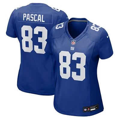 Women's Nike Zach Pascal  Royal New York Giants Team Game Jersey