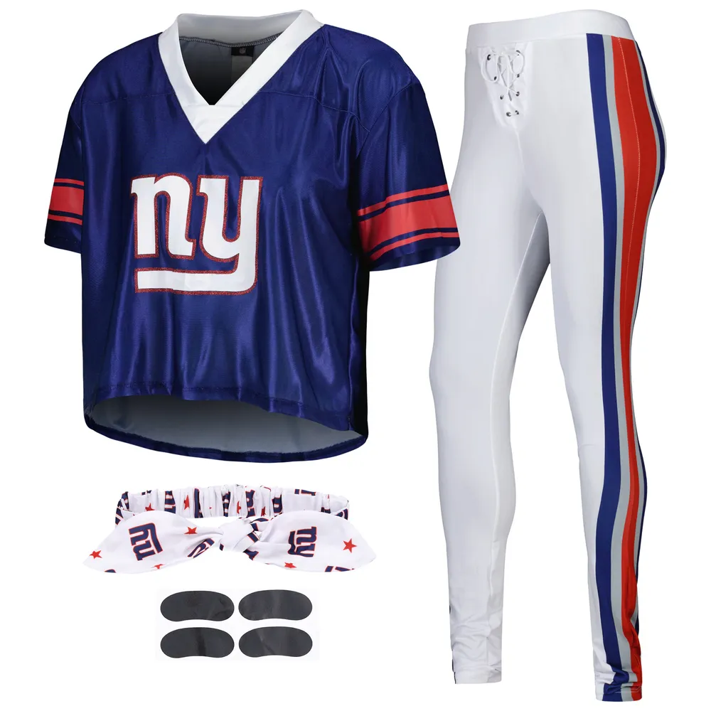 Jerry Leigh Women's Royal/White New York Giants Game Day Costume Set