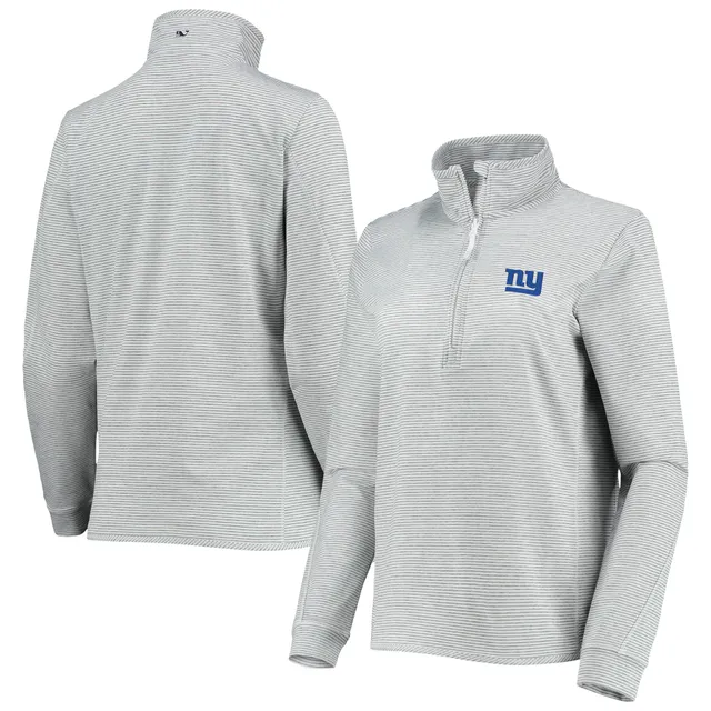 Lids New York Giants Vineyard Vines Women's Sankaty Shep Half-Zip Pullover  Top - Heather Gray