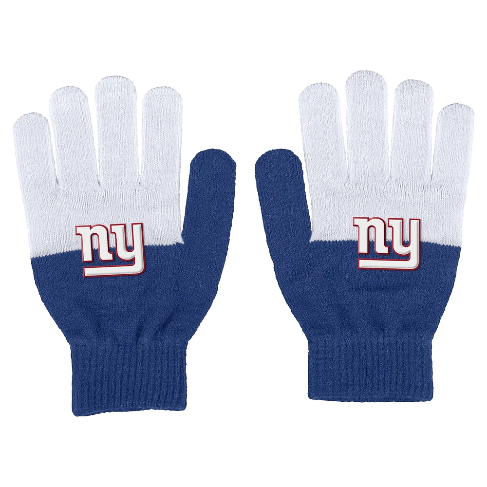 Gants à blocs de couleurs pour femmes WEAR by Erin Andrews des New York Giants