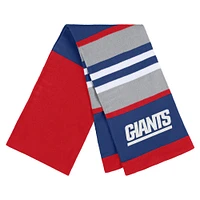 WEAR by Erin Andrews Ensemble gants et écharpe à rayures des Giants de New York pour femmes