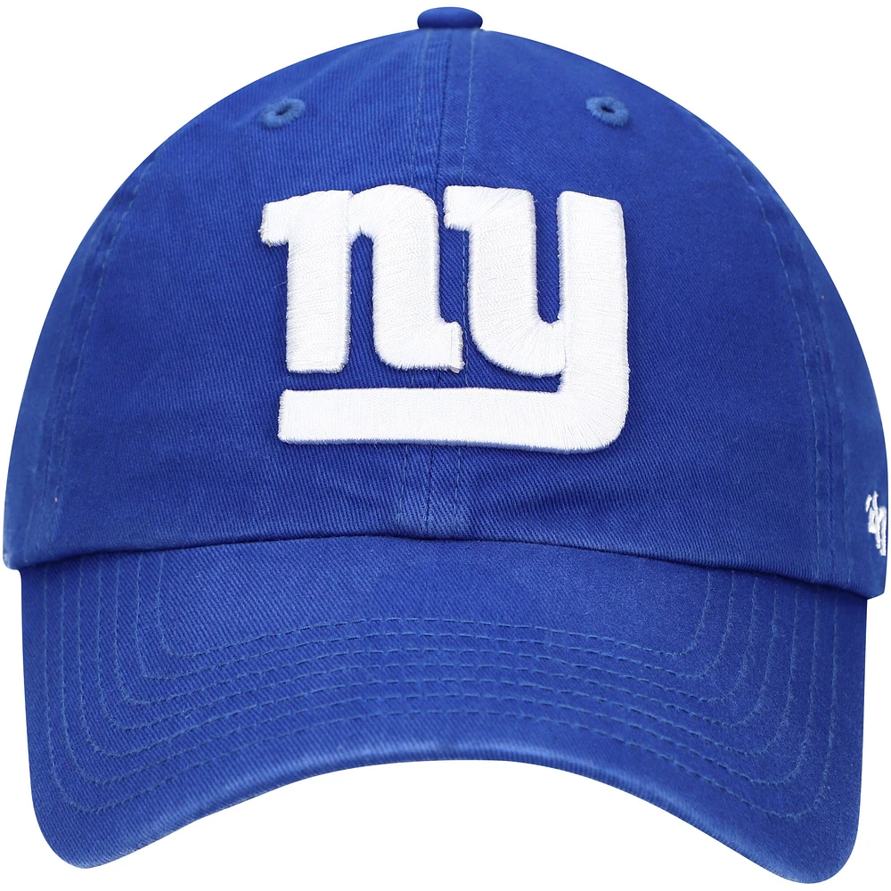 Youth '47 Royal New York Giants Logo Clean Up Adjustable Hat