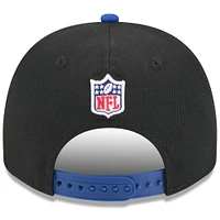 Youth New Era  Black/Royal New York Giants 2025 NFL Draft A-Frame 9FIFTY Snapback Hat