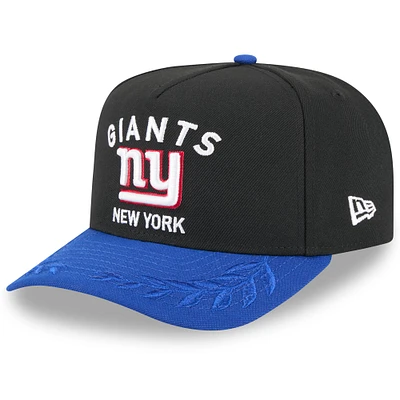 Youth New Era  Black/Royal New York Giants 2025 NFL Draft A-Frame 9FIFTY Snapback Hat