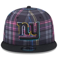 Youth New Era Black New York Giants 2024 NFL Crucial Catch 9FIFTY Snapback Hat