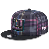 Casquette Snapback 9FIFTY Crucial Catch 2024 NFL New Era noire pour jeunes New York Giants