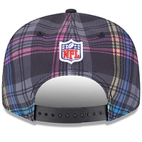 Casquette Snapback 9FIFTY Crucial Catch 2024 NFL New Era noire pour jeunes New York Giants