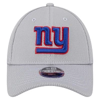 Casquette ajustable New Era New York Giants Main 9FORTY grise pour jeunes