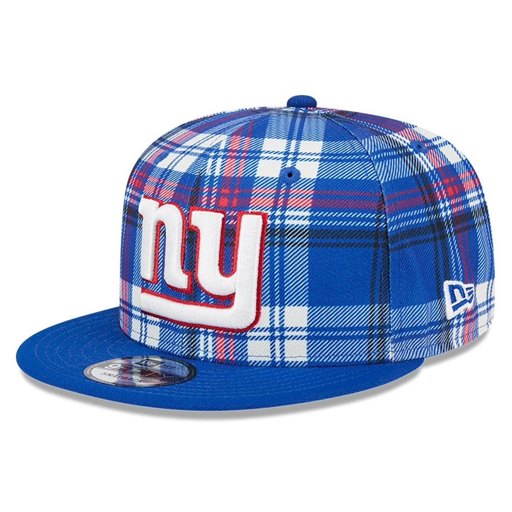 Casquette Snapback 9FIFTY Snapback pour jeunes des Royal New York Giants 2024 Sideline Statement