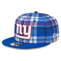 Casquette Snapback 9FIFTY Snapback pour jeunes des Royal New York Giants 2024 Sideline Statement