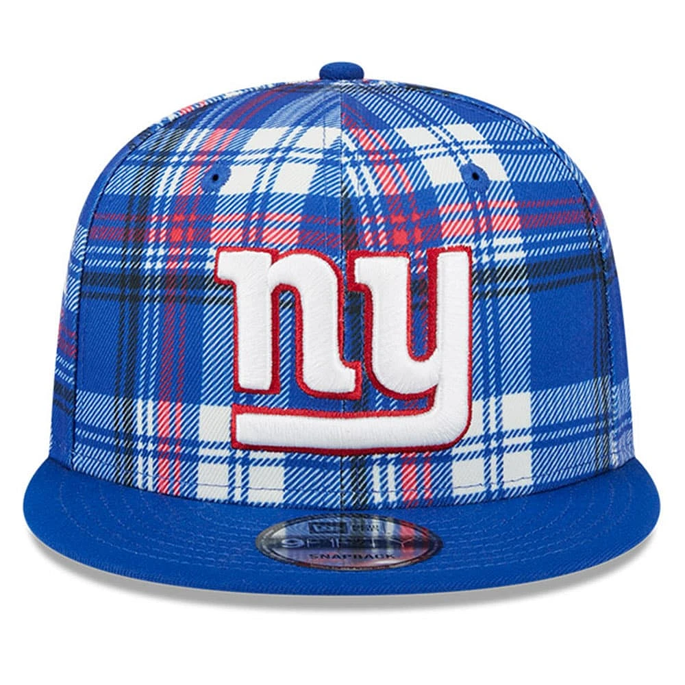 Casquette Snapback 9FIFTY Snapback pour jeunes des Royal New York Giants 2024 Sideline Statement