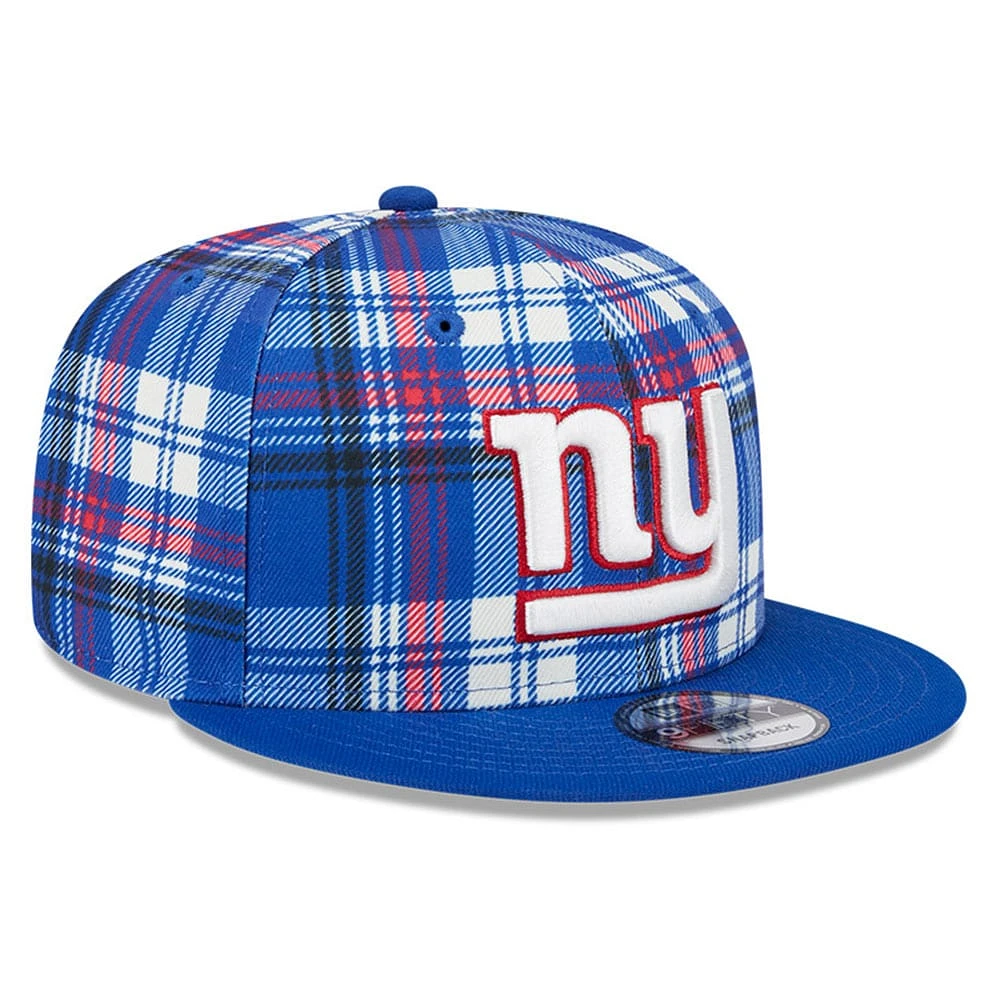 Casquette Snapback 9FIFTY Snapback pour jeunes des Royal New York Giants 2024 Sideline Statement