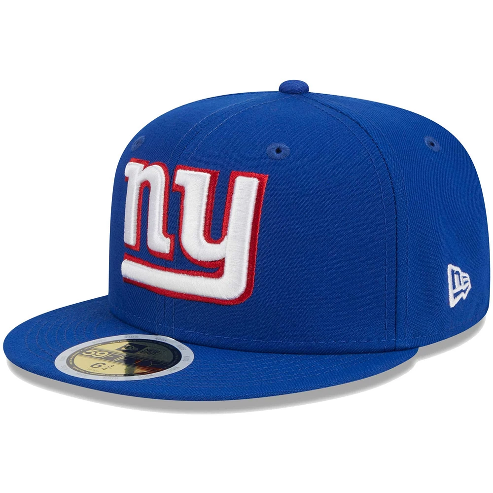 Casquette ajustée 59FIFTY Main New York Giants Royal Era pour jeune