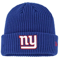 Bonnet en tricot à revers Prime New Era Royal New York Giants pour jeune