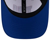 Youth New Era White/Royal New York Giants 2024 NFL Training Camp 9FORTY Adjustable Hat