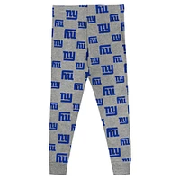 Youth New York Giants Long Sleeve T-Shirt and Pants Sleep Set