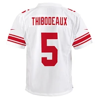 Maillot de match Nike Kayvon Thibodeaux blanc des New York Giants pour jeune