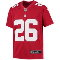 Nike Youth Nike Saquon Barkley Red New York Giants Inverted Team