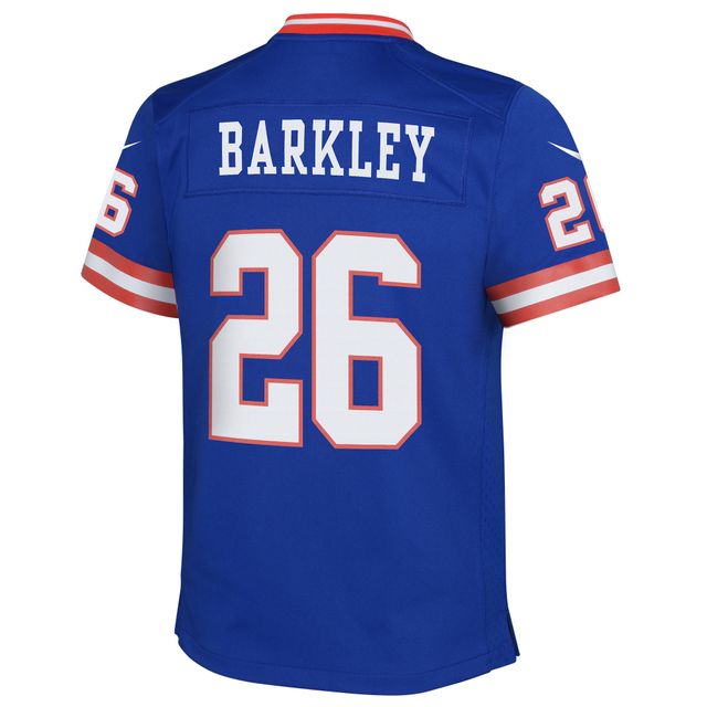 Youth New York Giants Saquon Barkley Nike Royal Game Jersey