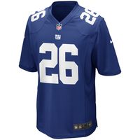 Youth Nike Saquon Barkley Royal New York Giants Game Jersey