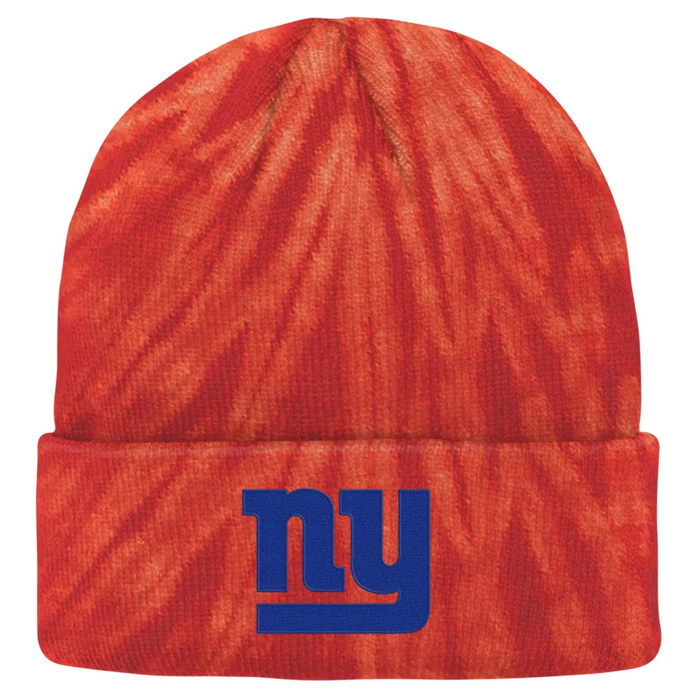 Lids New York Giants Youth Tie-Dye Cuffed Knit Hat - Red