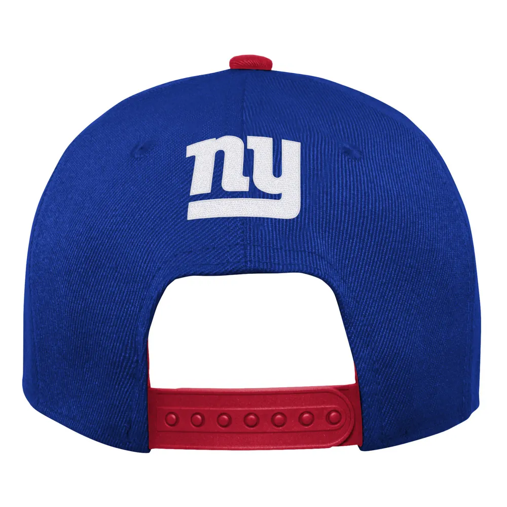 Youth New York Giants Royal On Trend Precurved A-Frame Snapback Hat