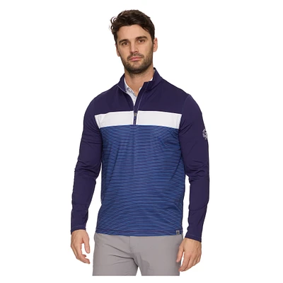 Men's Flag & Anthem  Purple New York Golf Club Performance Quarter-Zip Hoodie