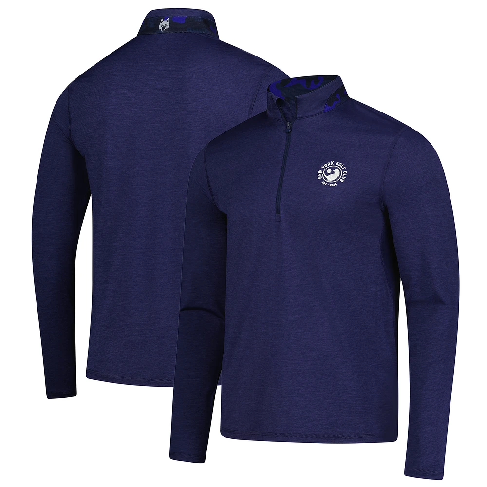 Men's Greyson Clothiers  Navy New York Golf Club Guide Sport Quarter-Zip Pullover