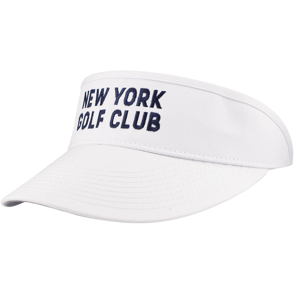 Men's Ahead White New York Golf Club Putter Adjustable Hat