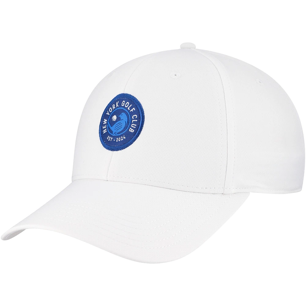 Men's Ahead White New York Golf Club Stratus Adjustable Hat