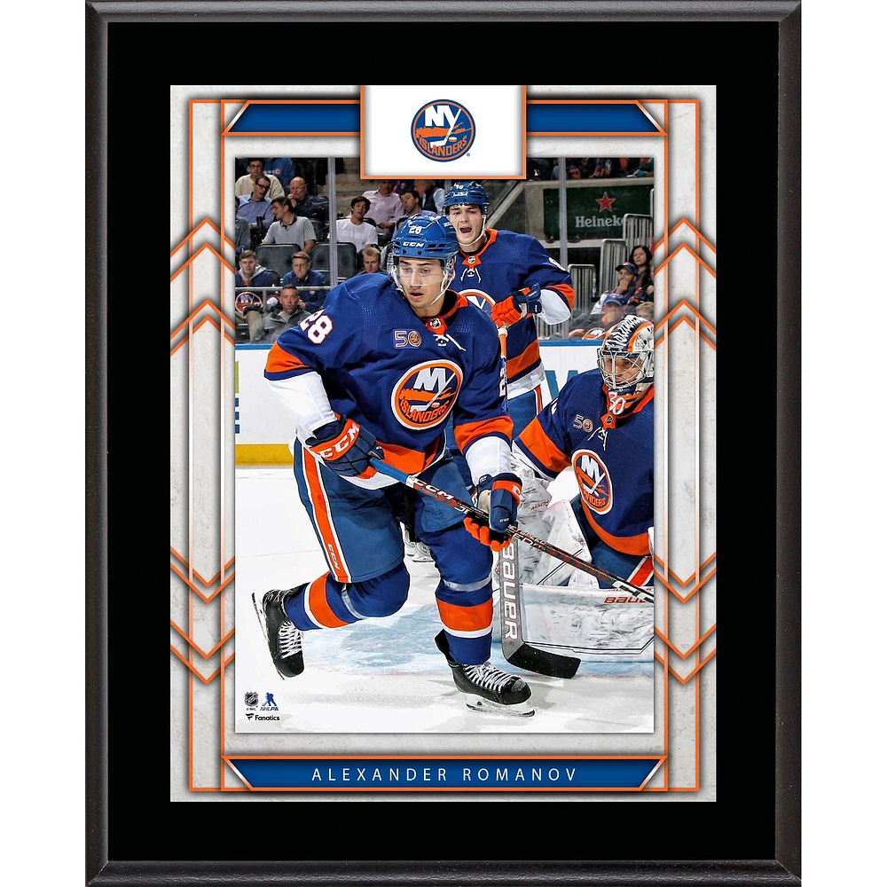 Alexander Romanov New York Islanders 10.5" x 13" Sublimated Player Plaque