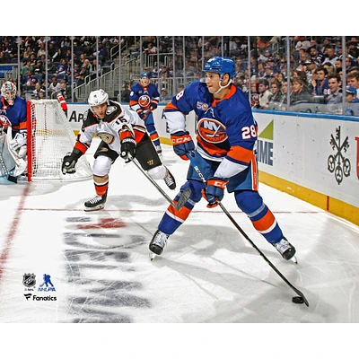 Alexander Romanov New York Islanders Unsigned Controlling the Puck Photograph