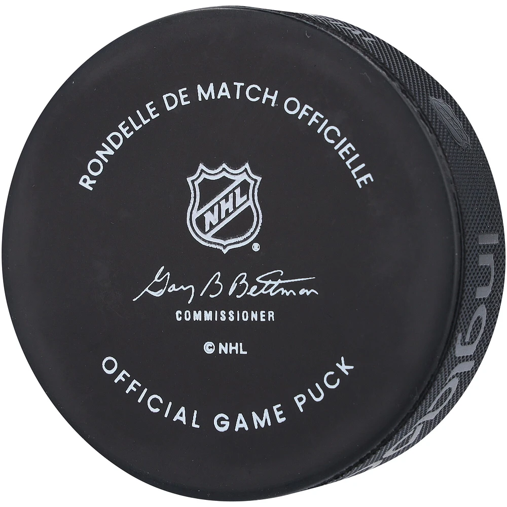 Anders Lee New York Islanders Autographed 2024 Stadium Series Official Game Puck 